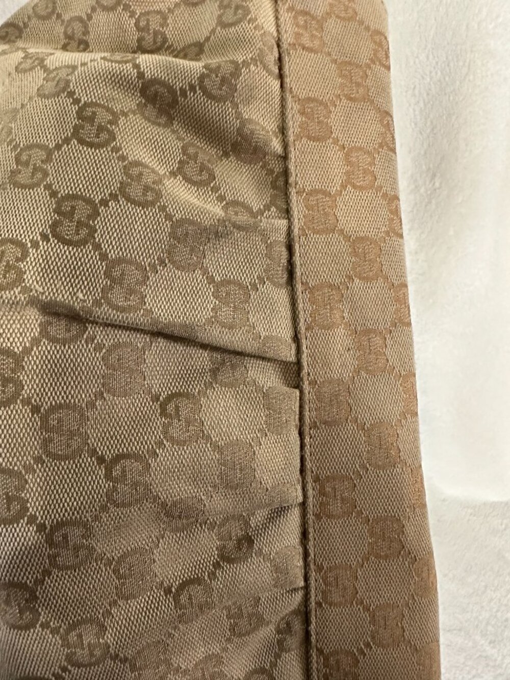 Gucci Gold GG Canvas Bag Bundle — Tote + Hobo, 2 Bags, As-Is - Picture 16 of 16
